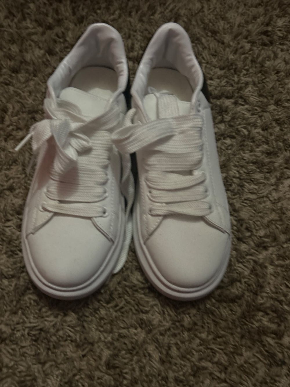 Alexander McQueen White Low-Top Sneakers